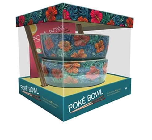 Coffret Poké bowl - Avec plus de 30 recettes de cuisine hawaïenne !