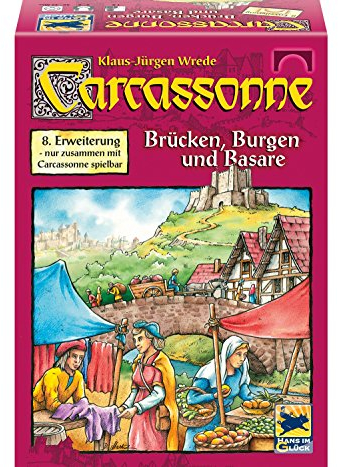 Hans im Glück 48201 - Carcassonne 8. Erweiterung Burgen und Brücken