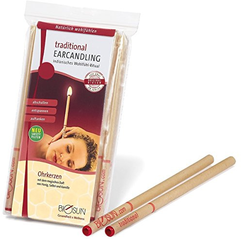 Biosun Lot de 10 paires de bougies auriculaires naturelles