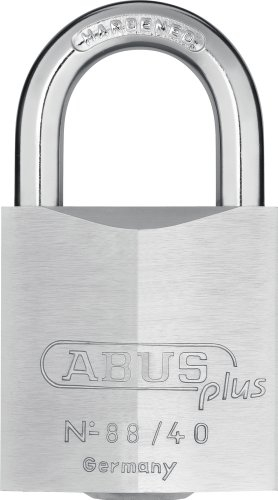 ABUS Padlock 8840C 88/40 - High Security Brass Padlock with Hardened Special Steel Shackle and Nano Protect Coating for high Corrosion Protection - 2 Keys Included - 40 mm Width
