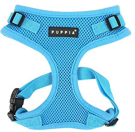 Puppia Ritefit Pettorina per cani di taglia piccola e media – regolabile e super morbida in molti colori – utilizzabile anche come imbracatura per cuccioli – guinzaglio anti-tiro per cani