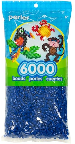 Perler Mini Perler Beads 6, 000/Pkg-Dark Blue