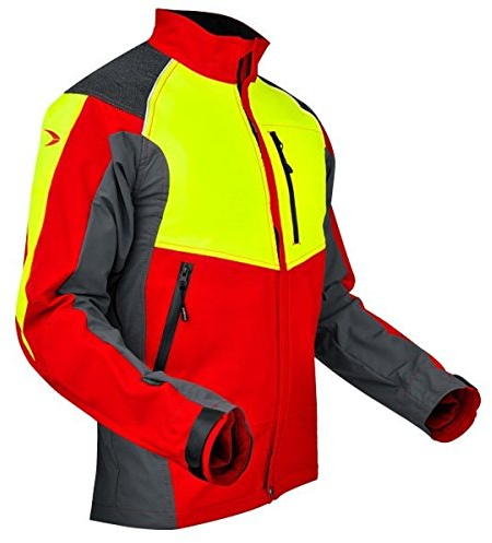 Pfanner 105544/M Forstjacke Ventilation Größe M in rot/gelb/grau