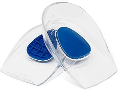 Tuli's Dual Density Fersenpolster – Stoßdämpfende Fersenpolster für Plantarfasziitis, Fersenschmerzen und Sever-Krankheit (M)