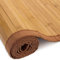 Homestyle4u 245, Bambusteppich 80x300 cm braun Bambusmatte Bad rutschfest mit Bordüre