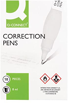 Q-Connect Correction Pen 8ml (10 Pack)