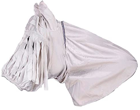 HB-Handel Hochwertiges Ekzemerdecken-Gesichtsteil braun oder grau alle Größen (grau, S)