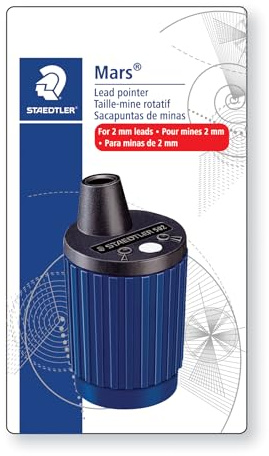 Staedtler 502 BK A6 Mars - Puntero giratorio y bañera para cables de 2 mm, 502BKA6, color azul
