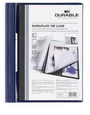Durable Angebotshefter Duraplus de Luxe, dunkelblau, 25er Packung, 258907