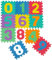 LittleTom 10 Teile Spielmatte Baby Puzzlematte ab Null - 30 x 30 cm Krabbelmatte Bodenmatte Kinder - Puzzle Teppich Kinderzimmer Matte - Outdoor Bodenschutzmatte Spielteppich Eva Schaumstoff Isomatte