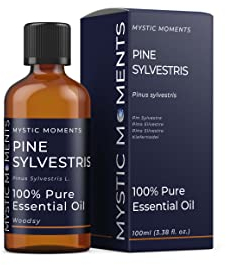 Mystic Moments | Olio essenziale di pino sylvestris 100 ml - olio puro e naturale per diffusori, aromaterapia e massaggio miscele senza OGM vegano