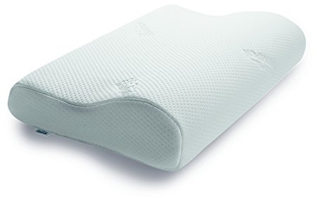 TEMPUR Original sovkudde, Queen S (61 x 31 x 8/5), vit | Sitter fast, ergonomisk nackstödskudde för sido- och ryggslipare, minnesskum