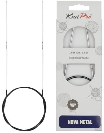 KnitPro - KnitPro Nova (40 cm x 2,25 mm) fasta rundstickor - 1 enhet