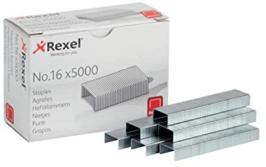 Rexel 6010 Lot de 5000 Agrafes No 16