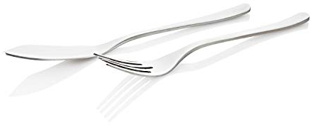 Kerafactum 1 posate da pesce pesce coltello & Forchetta Pesce Spezial Forchetta per il pesce coltello – Posate Liselle