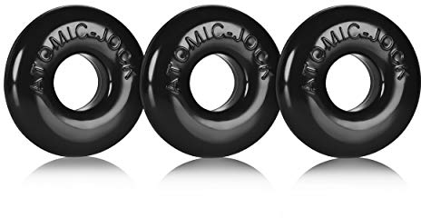 Oxballs Ringer - Cockring 3er-Set, extrem dehnbar - 1.3 cm breit - Ø 1.5 cm, schwarz, 3er Pack (3 x 1 Stück), 566320, 3 Stück (1er Pack)
