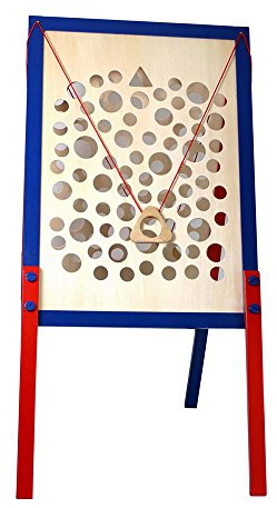 Small Foot Kletterpfad XXL aus Holz, Ideal für Kindergeburtstage, klappbar und leicht aufzubauen, ab 3 Jahren, 5171 Spielzeug, Rot