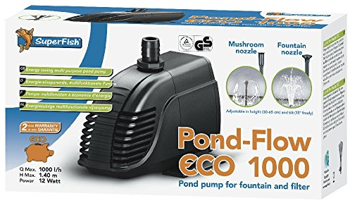 Superfish 676015/2800 Pond Flow eco 1000 Springbrunnenpumpe