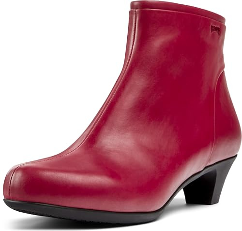 Camper Helena Bajo 46232, Botas de Moda Mujer, Rojo Medio 040, 38 EU