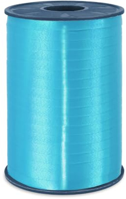 C.E. Pattberg America Gift Curling Ribbon Aquamarine (Blue), 546 Yards of balloonribbon for Gift Wrapping, 0.2 inches Width, Accessories for Decoration & Handicrafts, Decoration Ribbon for Presents