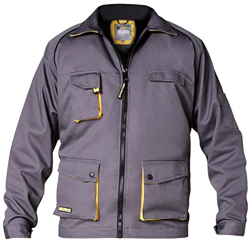 WOLFPACK LINEA PROFESIONAL Chaqueta de Trabajo Gris/Amarillo Talla 56/58 XL