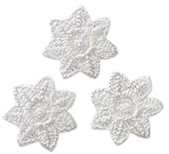 Mono-Quick GmbH Applikationen - Kids and Hits - aufbügelbar 3 Sternchen ca. 1,0x1,0 cm weiß 3 St