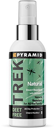 Pyramid Trek Natural DEET Free Insect/Mosquito Repellent | 60ml