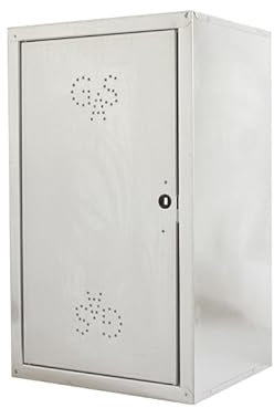 CASSETTA PER CONTATORE GAS IN ACCIAIO VERNICIATO BIANCO CON GUARNIZIONE (h. 50 x l. 40)