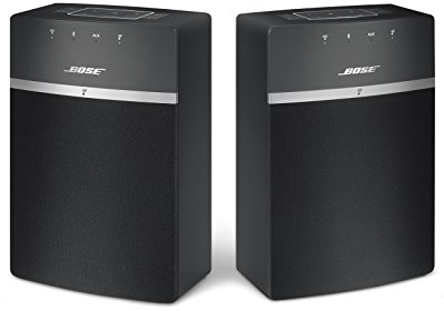 Bose® SoundTouch® 10 Sistema Musicale, 2 Diffusori Wireless, Nero