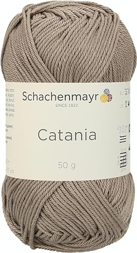 Schachenmayr Catania 9801210-00254 taupe Handstrickgarn, Häkelgarn, Baumwolle
