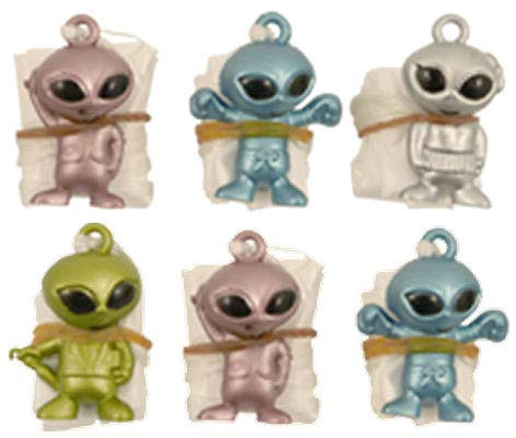 Henbrandt Parachute Aliens Box of 108 - Bulk Wholesale Childrens Party Bag Favour Filler Fete Lucky Dip Prizes Toys
