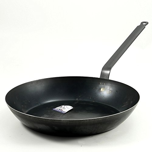 Agnelli pots Pentole COFE3006T36 Lyon Padella con manico, ferro, grigio, 36 cm