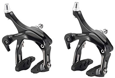 Tektro R315 - Pinze freno a cambio fisso per bici a velocità singola, colore: Nero