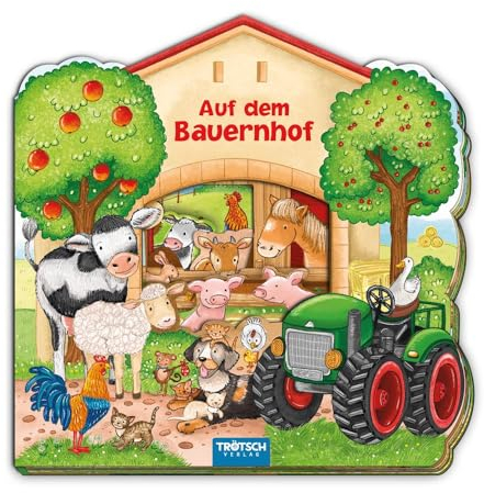 TRÖTSCH - Fensterbuch Auf dem Bauernhof | Spannendes Kinderbuch mit beweglichen Fenstern zum Erkunden: Bilderbuch mit liebevollen Illustrationen und vielen Details über den Bauernhof | Ab 2 Jahren