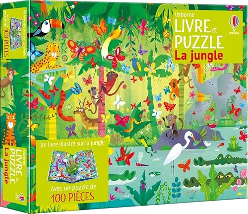 La jungle - Coffret livre et puzzle - Dès 5 ans