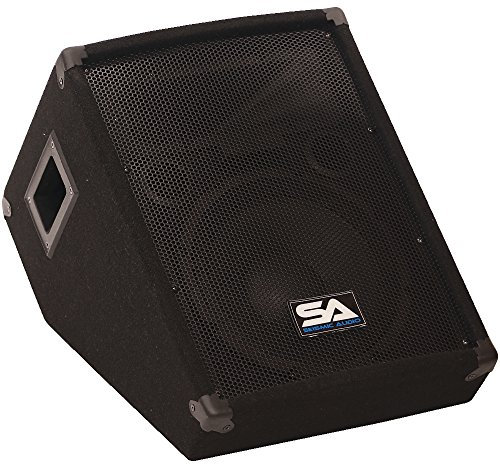 Seismic Audio - SA-10MTSingle - 10 Floor / Stage Monitor Wedge Style with Titanium Horn