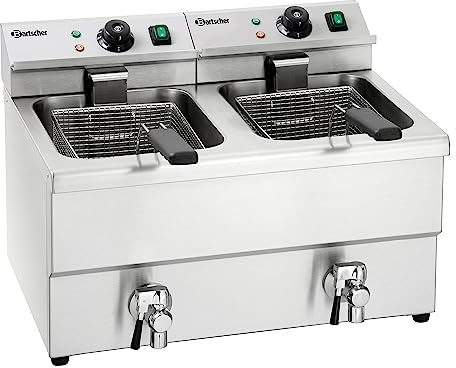 Bartscher Elektro Doppel-Fritteuse IMBISS II 2x 8L Gastronomiebedarf