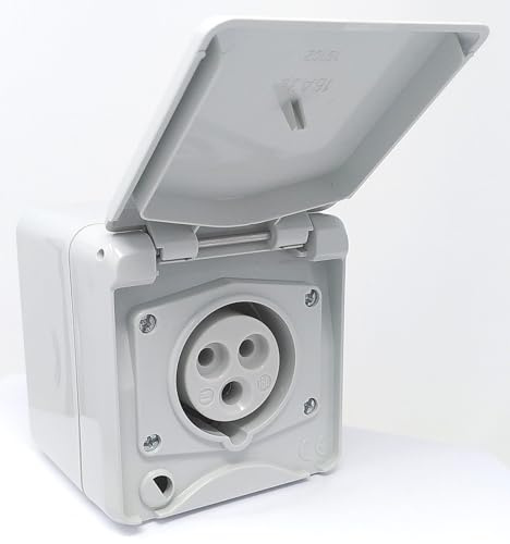 Mennekes Wanddose Cepex 4102 16A,3p,6h,230V,IP44 Cepex CEE/SCHUKO-Architekturprogramm (IP44) 4015394021391