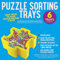 Peter Pauper Press Jigsaw Puzzle Sorting Trays (set of 6), Yellow