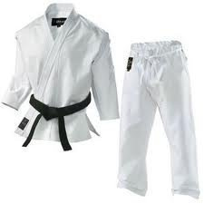 Playwell Karate Blanco Plata Marca 10oz Uniforme - 6/190cm