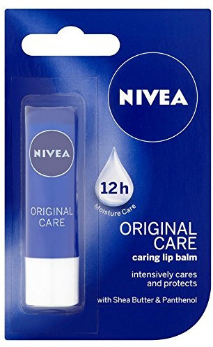 NIVEA Original Care Caring Lip Balm, 4.8 g