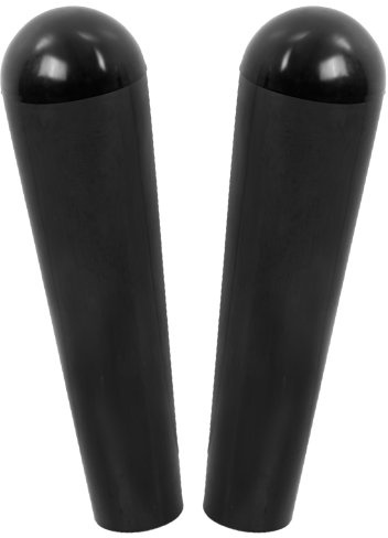 Peachtree Woodworking Black Plastic Post Knob 1/4 x 20 TPI - 2 Pack by Peachtree Woodwork - PW6112