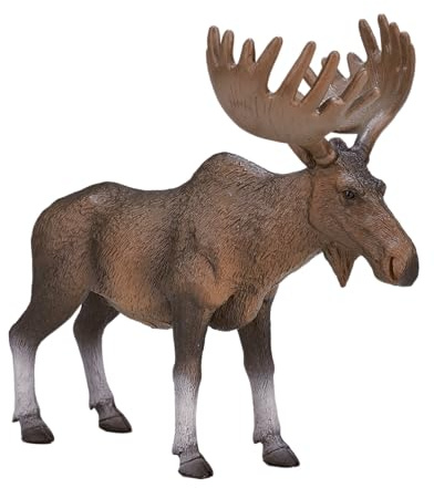 MOJO - European Elk/Moose | Hand-Painted Toy Figure | Woodland Collection | True to Life & Highly Detailed | Designed in UK