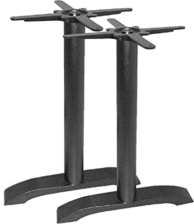 Bolero Cast Iron Twin Leg Table Base Restaurant Cafe Dining Bar Clubs Legs 2pc