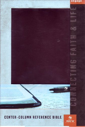 Holy Bible: New Century Version, Burgundy, Bonded Leather, Center Column Reference Edition