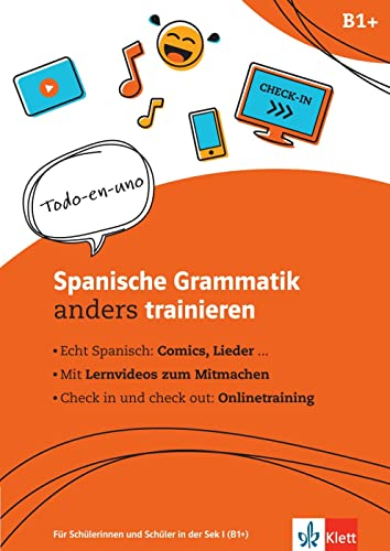 Spanische Grammatik anders trainieren: Übungsheft mit Videos und interaktiven Übungen