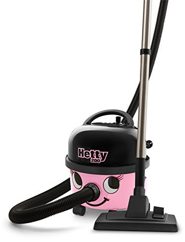 NUMATIC 900044/HET200-11 Hetty, Aspirateur traîneau 620 W, 9 Litres, Noir, Rose