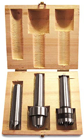 Holzstar Mitnehmerset MK2, 3-teilig (MK2 Aufnahme am Schaft, für den Einsatz an Drechselmaschinen) 5931056