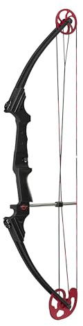 Genesis Archery Original Compound Bow with Adjustable Riser, 15-30 Draw Length, 10-20 lb Draw Weight, All Skill Levels, Draw Hand - Right, Black