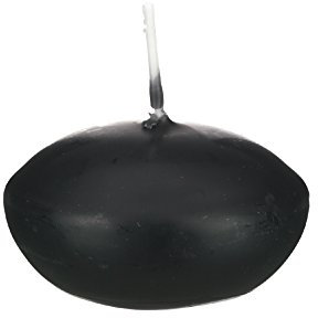 Candele Galleggianti Nero 2,6 x 4,2 cm, 8 Pezzo di Candele